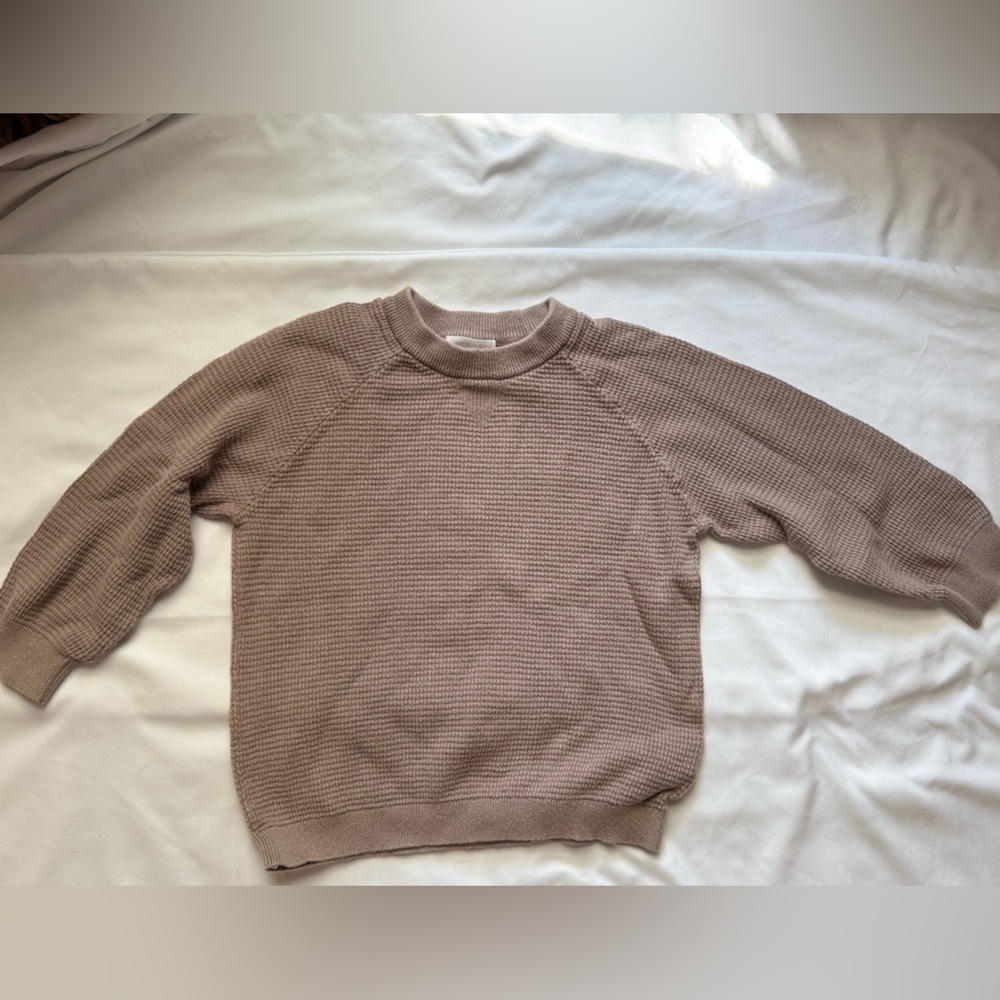 Grayson Mini Tan Sweater 4T